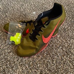 New. Nike Zoom Rival Spike Racing Green Size 12